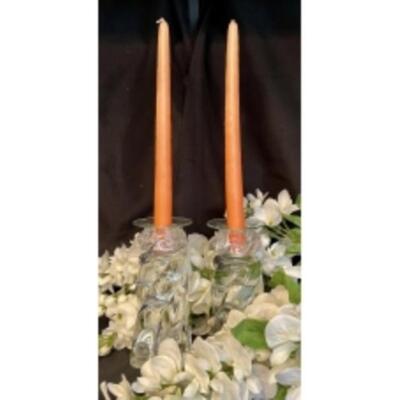 BACCARAT France Crystal "ALADIN" Candlesticks 