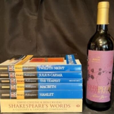SHAKESPEARE'S Glossary Of Words, Thoughts, And Meanings...With A Glass Of Wine!