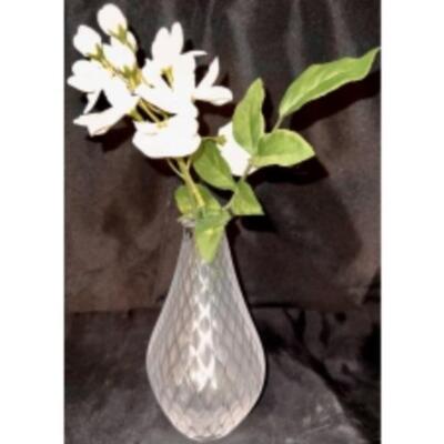 LALIQUE CRYSTAL VIBRATION SOLIFLORE BUD VASE 