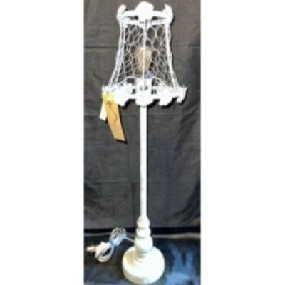 VIETNAMESE TABLE LAMP WITH PRECIOUS WIRE SHADE