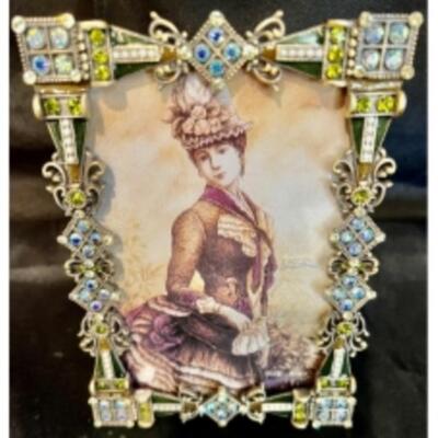COSMO COLLECTIONS Jeweled Swarovski Crystal Frame  