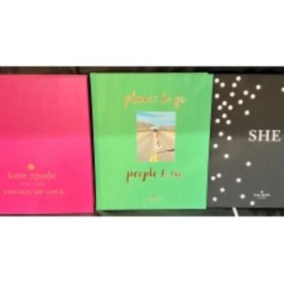 KATE SPADE Vividly Colored Hard Cover COFFEE TABLE BOOKS