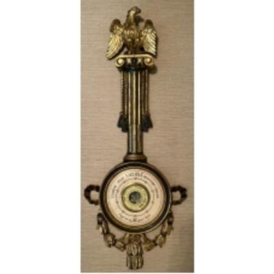 Antique GILDED ITALIAN LUFFT BAROMETER   