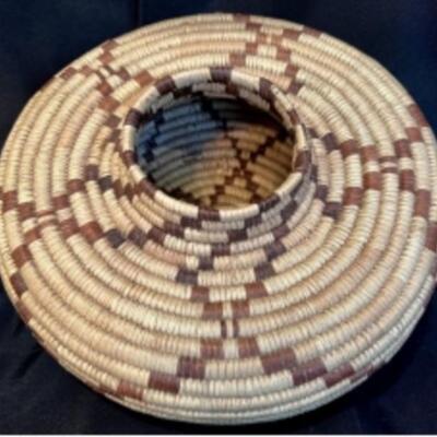 19th Century PIMA INDIAN HOYA BASKET 