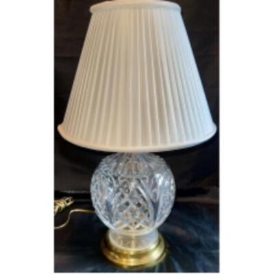 WATERFORD CRYSTAL HAND CUT LAMP