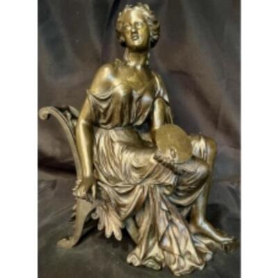 Antique VICTORIAN BRONZE GODDESS