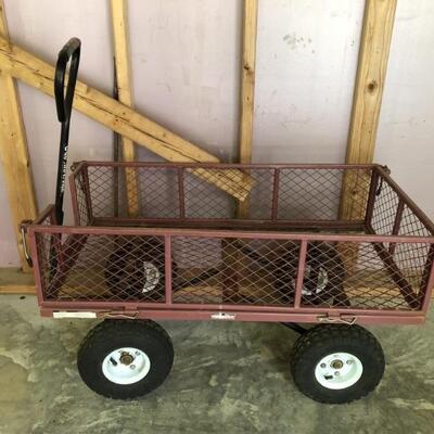Heavy Duty Steel Utility Cart / Garden Wagon
