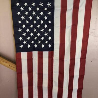 Hand Stitched American Flag is 3x5ft