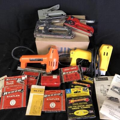 Staple Guns & Staples, Electric & Manual