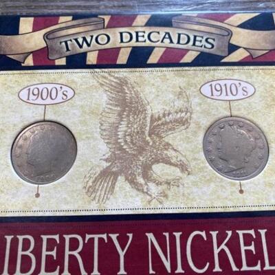 Liberty Nickels, Two Decades 1900's & 1910's