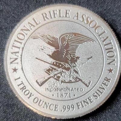 NRA One Troy Ounce Fine Silver