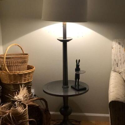 Floor Lamp with Tray