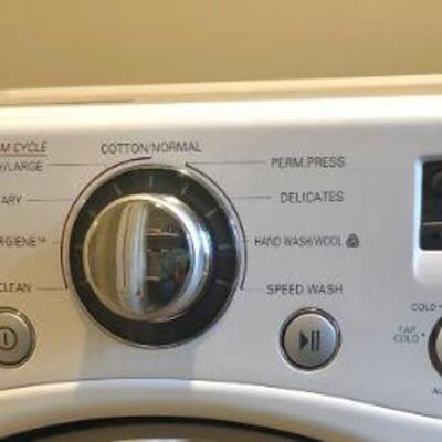 Panel on LG Front Load Washer