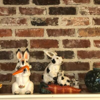 Ceramics  (Rabbit Decantor, Rabbit Figurine, Vase)