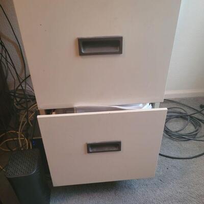 two drawer file cabinet