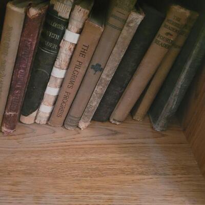 very old books, at least one is copyrighted 1900