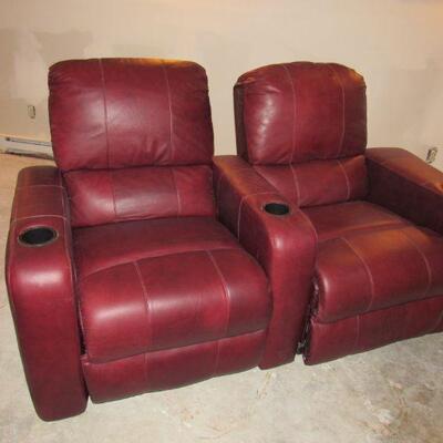 6 Home movie theater chairs 