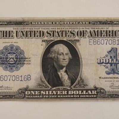 1086	ONE DOLLAR US LARGE NOTE 1923 SILVER CERTIFICATE
