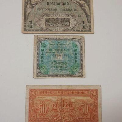 1171	MILITARY PAYMENT CERTIFICATE US & FOREIGN 3 PIECE LOT
