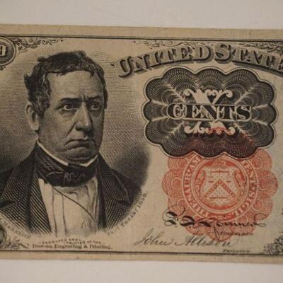 1114	10 CENTS US FRACTIONAL CURRENCY, WILLIAM M MEREDITH 1874
