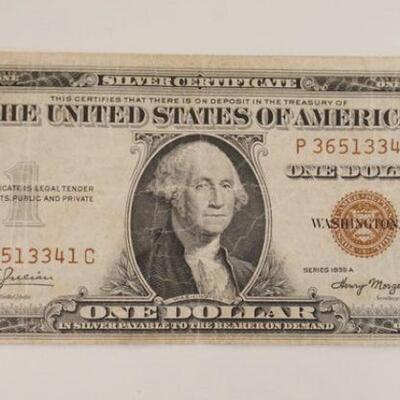 1083	ONE DOLLAR US HAWAII 1935A SILVER CERTIFICATE
