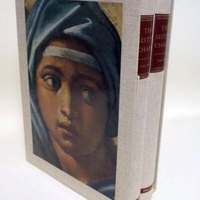 1217	SISTINE CHAPEL, LARGE 2 VOLUMES IN SLIP CASES, ALFRED P KNOPF. NO. 1205/2500 COPIES
