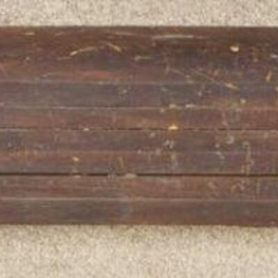 1061	LARGE ANTIQUE WOODEN HALF HULL BOAT, APPROXIMATELY 45 IN
