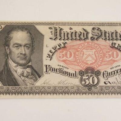 1098	50 CENTS US FRACTIONAL CURRENCY, WILLIAM H CRAWFORD 1875
