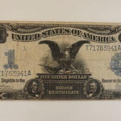 1101	ONE DOLLAR US SILVER CERTIFICATE 1886, LARGE NOTE
