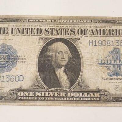 1096	ONE DOLLAR US LARGE NOTE 1923 SILVER CERTIFICATE
