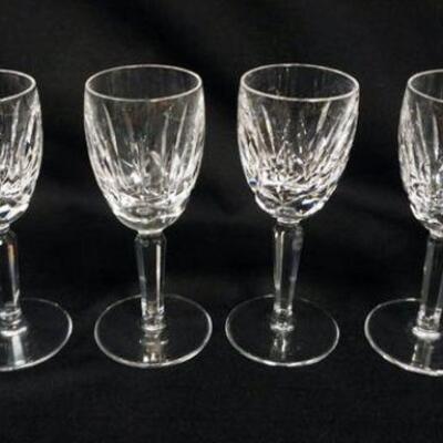 1212	6 WATERFORD WINE GLASSES, 5 1/4 IN HIGH

