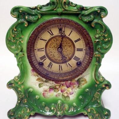 1239	GILBERT ROYAL BONN CHINA CLOCK, APPROXIMATELY 9 IN X 11 IN HIGH
