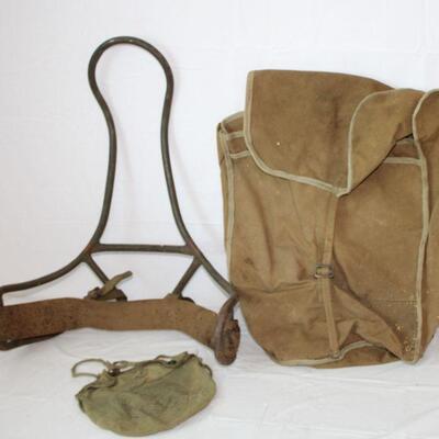 WWII Ruck Sack W/Frame