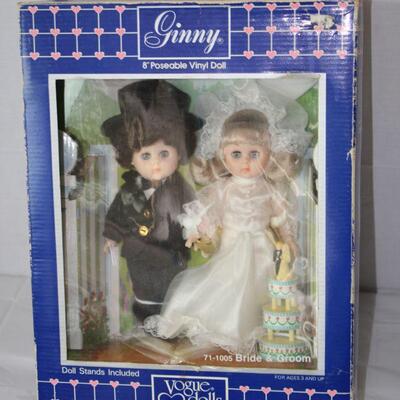 VTG Ginny Bride & Groom Doll