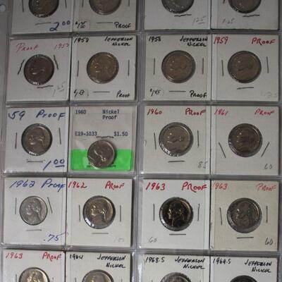 1950'S &1960's Nickels