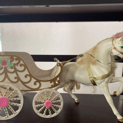 Barbie Horse & Carriage