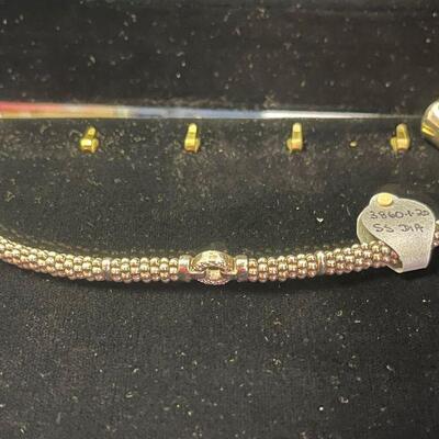 Sterling Silver Diamond Bracelet