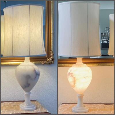 Solid alabaster stone lamps
See 