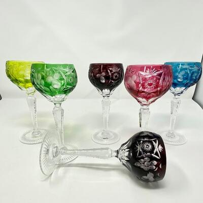 Nachtmann Traube Cut To Clear Crystal Wine Glasses AJKA Marsala