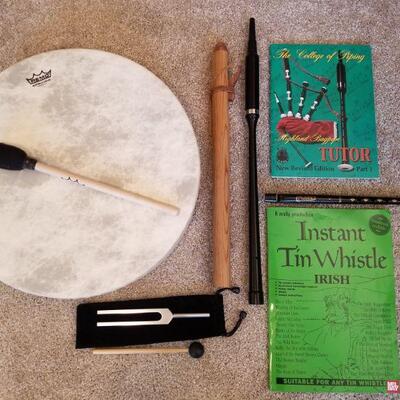Drum, recorders and whistles
See 