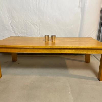 Minimalist Wood table- See 