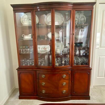 Drexel Heritage Heppelwhite China Cabinet/Hutch-  See 