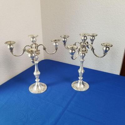 Gorham STERLING Convertible Candle Holders- See 