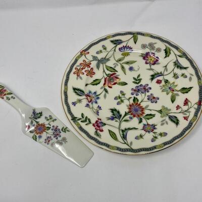 Andrea By Sadek Floral Cake Plate And Server