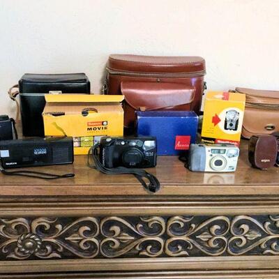 Some of the vintage cameras