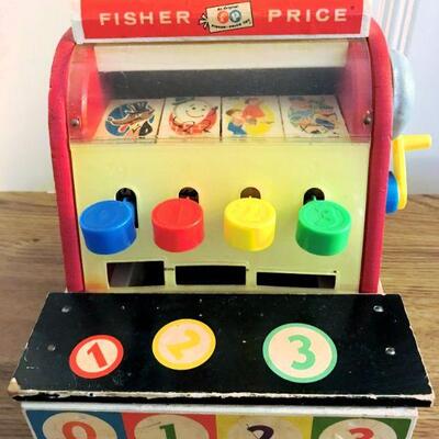 Vintage Fisher Price toy cash register