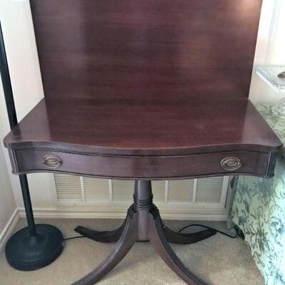 Antique Duncan Phyfe swivel top game table