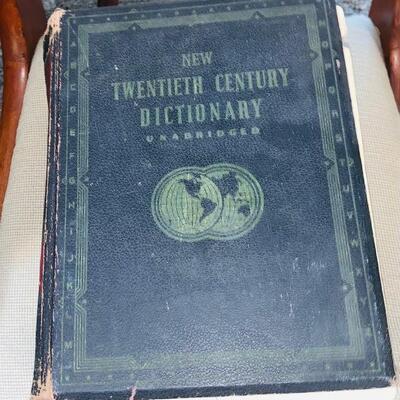HUGE ANTIQUE DICTIONARY