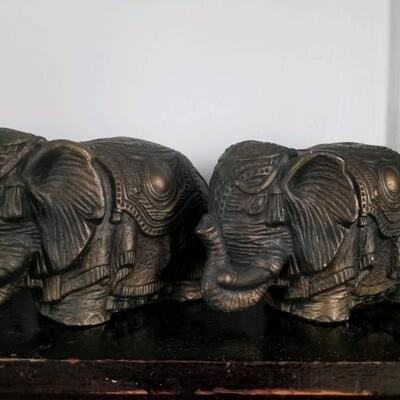 Chalkware elephants