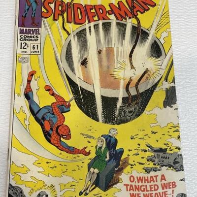 Marvel Amazing Spiderman No.61 1st appearance of Gwen Stacy year 1968